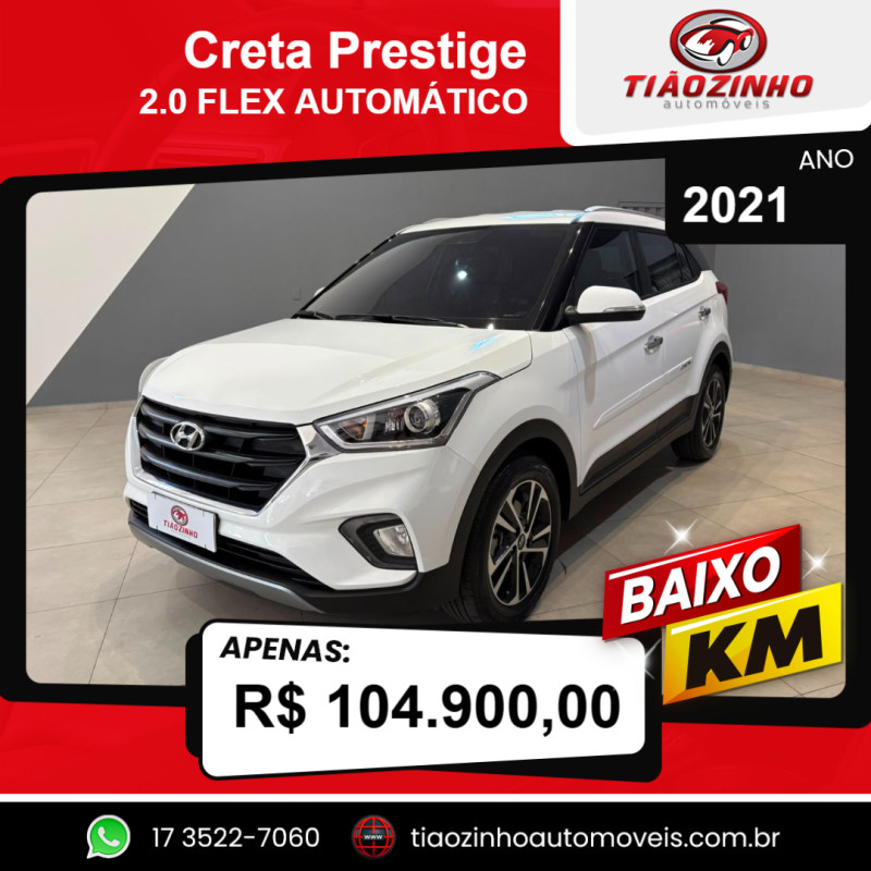 Creta 2.0 16V 4P FLEX PRESTIGE AUTOMÁTICO