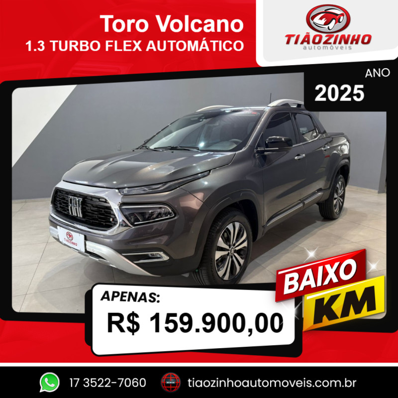 Toro 1.3 16V 4P FLEX 270 TURBO VOLCANO AUTOMÁTICO