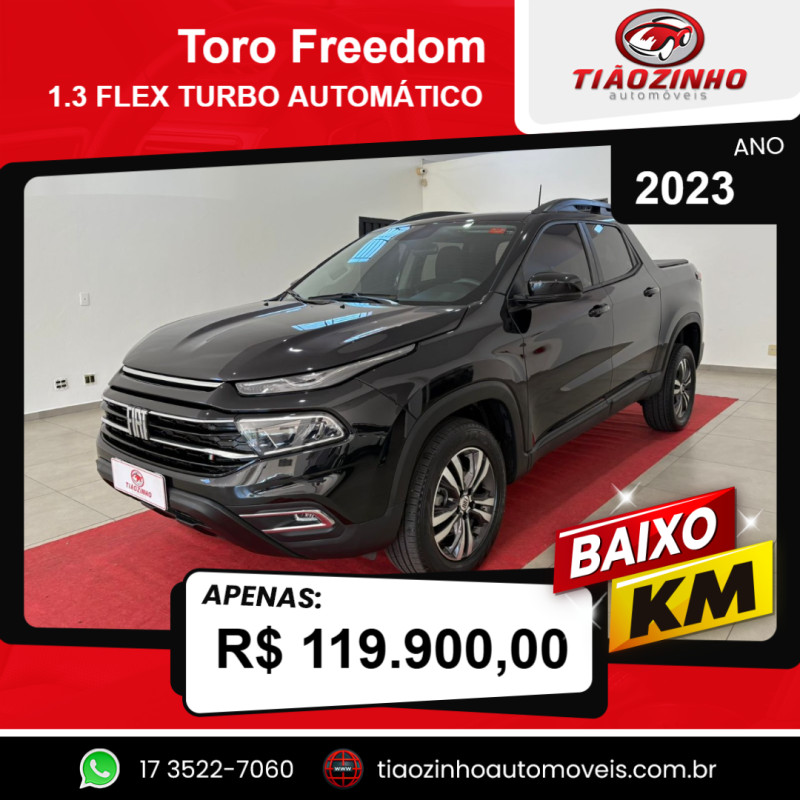 Toro 1.3 16V 4P FLEX 270 TURBO FREEDOM AUTOMÁTICO