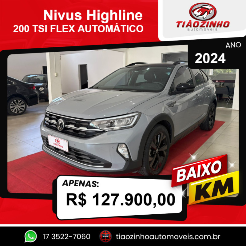 Nivus 1.0 4P FLEX 200 TSI HIGHLINE TURBO AUTOMÁTICO