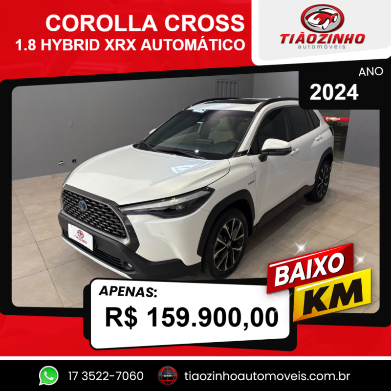 Corolla Cross 1.8 16V 4P FLEX VVT-I HYBRID XRX AUTOMÁTICO CVT