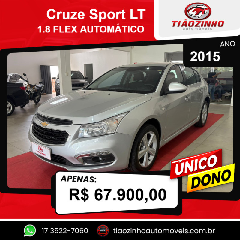 Cruze Hatch 1.8 16V 4P LT SPORT6 FLEX AUTOMÁTICO