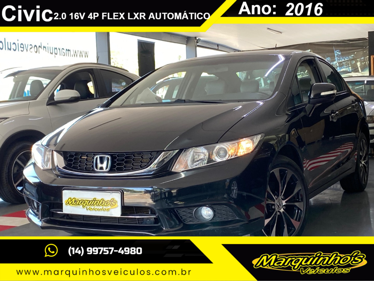 Civic 2.0 16V 4P FLEX LXR AUTOMÁTICO