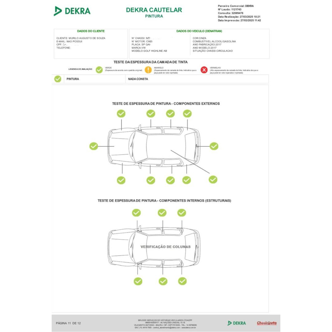 Golf 1.4 16V 4P FLEX TSI HIGHLINE AUTOMÁTICO