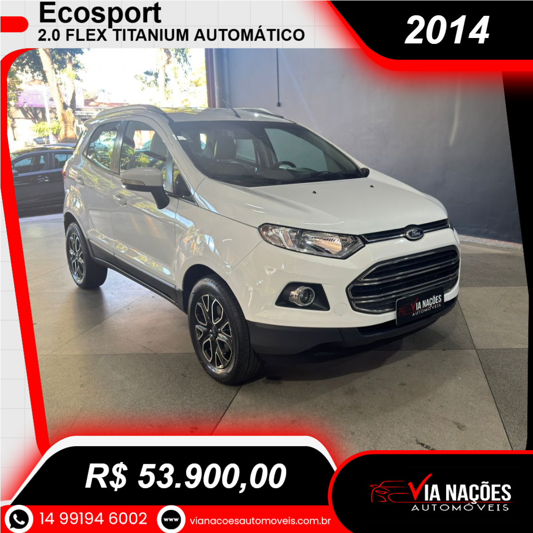 Ecosport 2.0 16V 4P FLEX TITANIUM AUTOMÁTICO