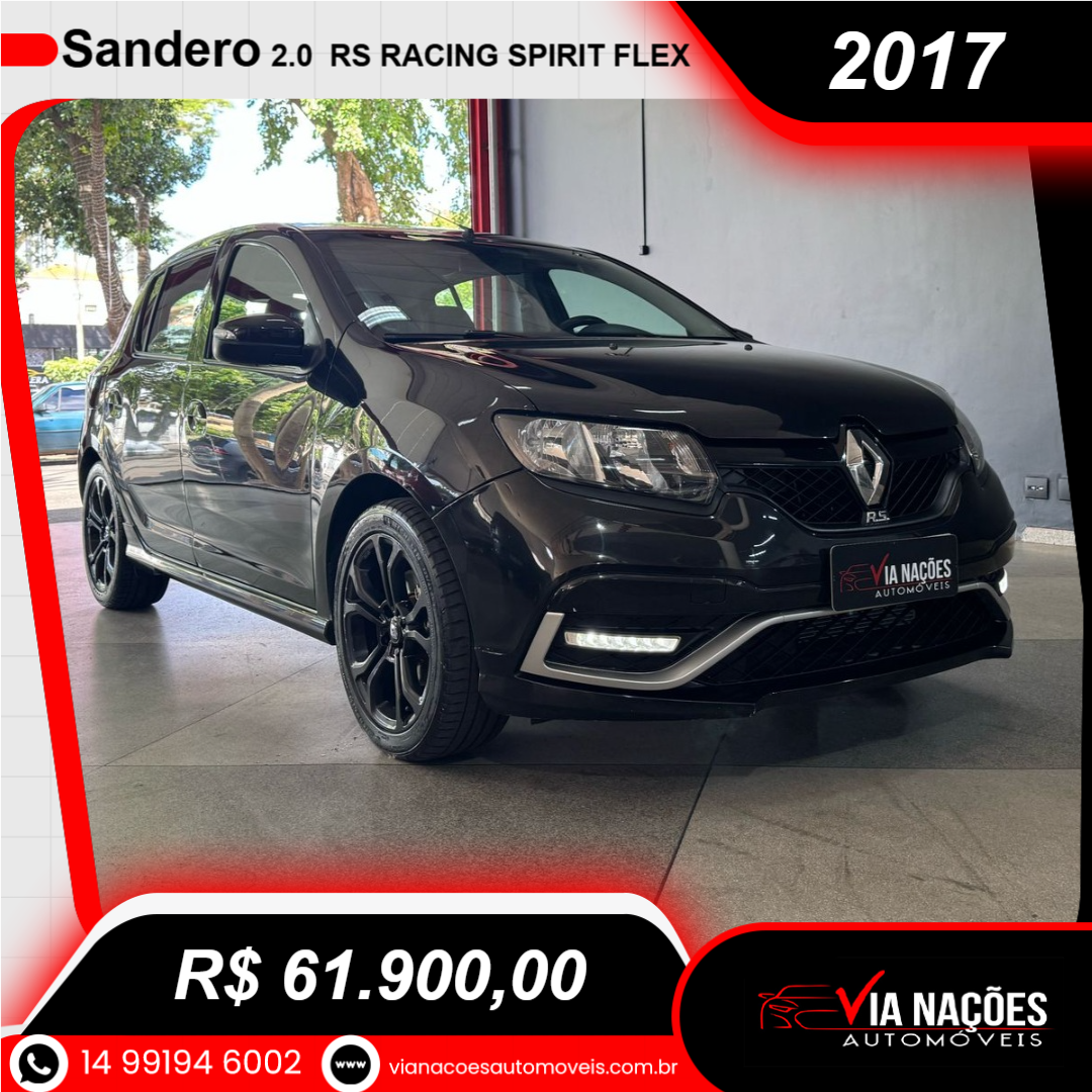 Sandero 2.0 16V 4P RS RACING SPIRIT FLEX