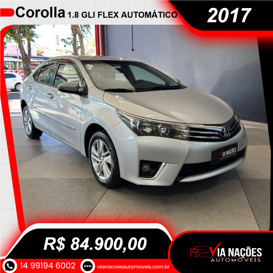Corolla 1.8 16V 4P GLI FLEX AUTOMÁTICO