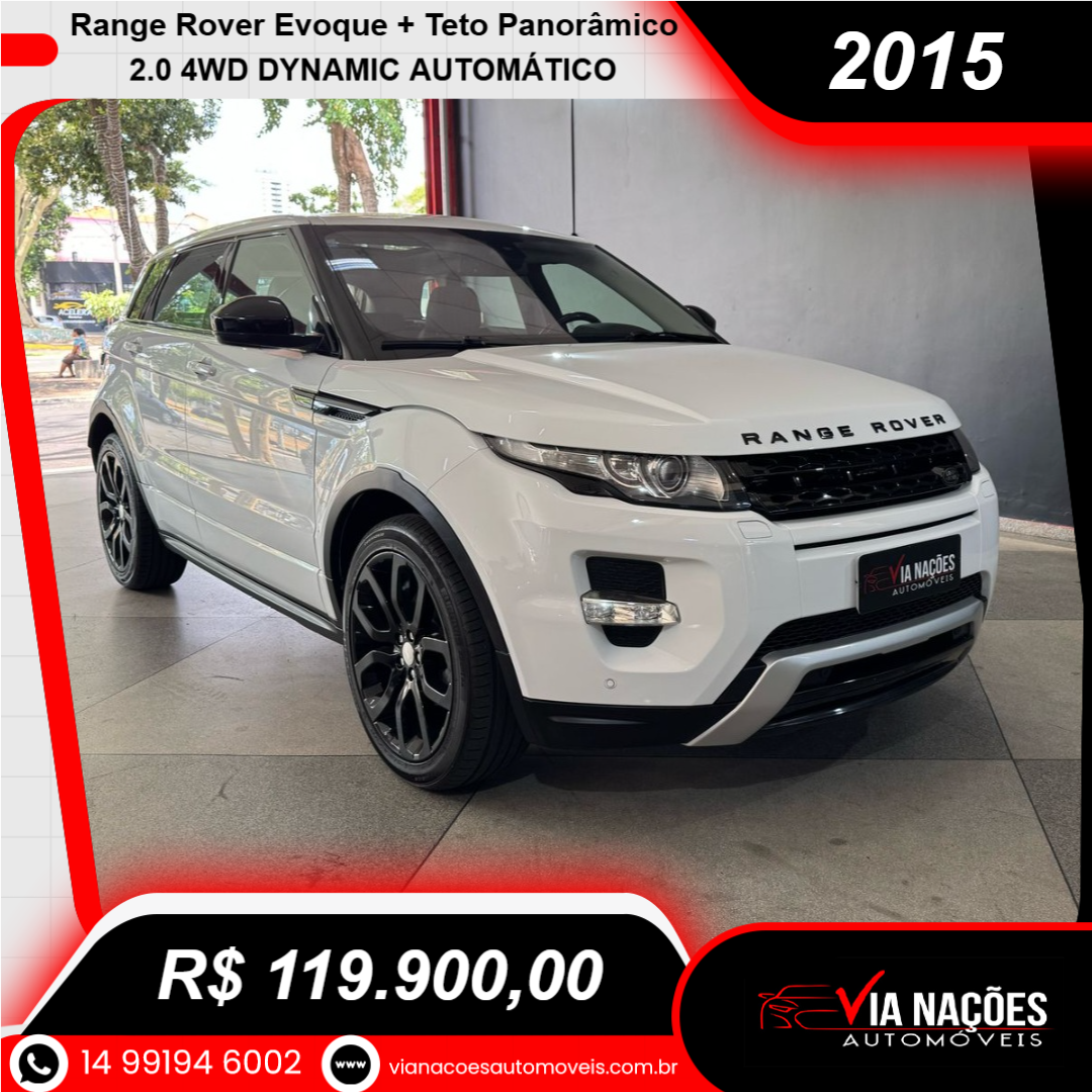 Range Rover Evoque 2.0 16V 4P 4WD DYNAMIC AUTOMÁTICO