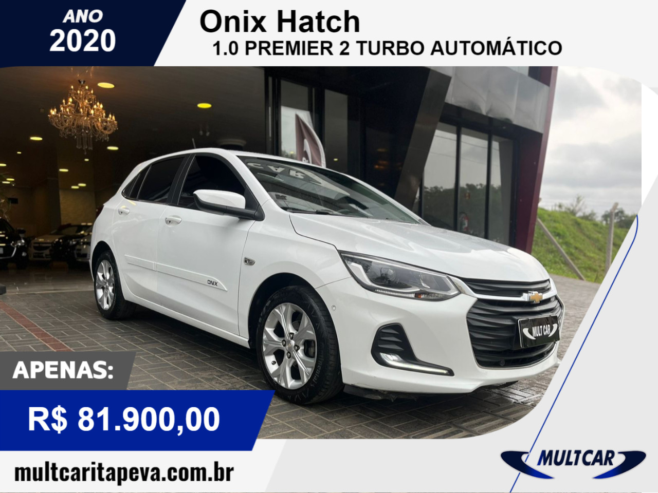 Onix Hatch 1.0 12V 4P FLEX PREMIER 2 TURBO AUTOMÁTICO