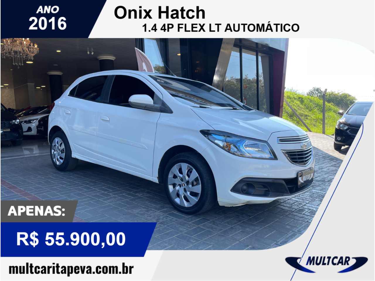 Onix Hatch 1.4 4P FLEX LT AUTOMÁTICO