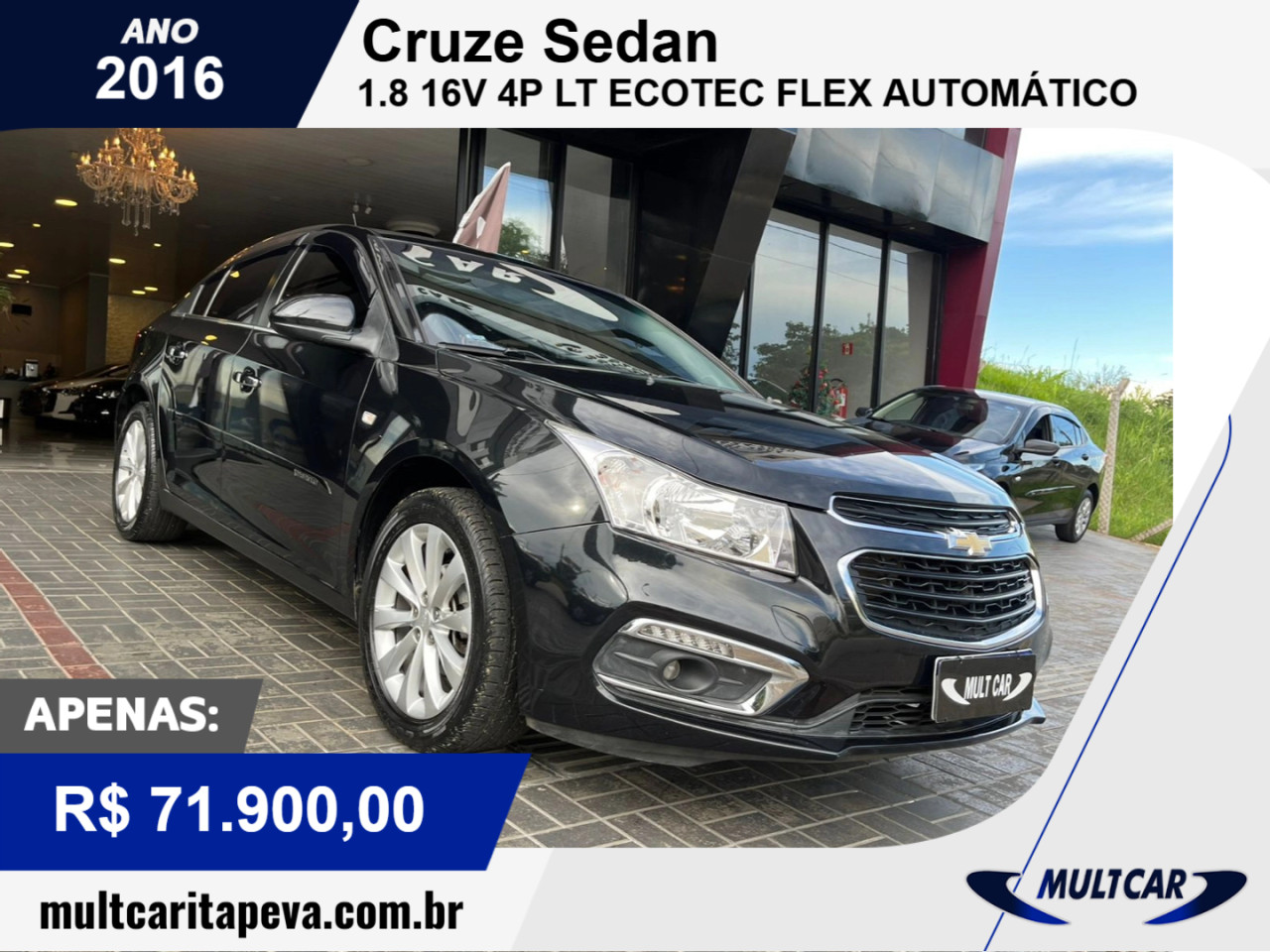 Cruze Sedan 1.8 16V 4P LT ECOTEC FLEX AUTOMÁTICO