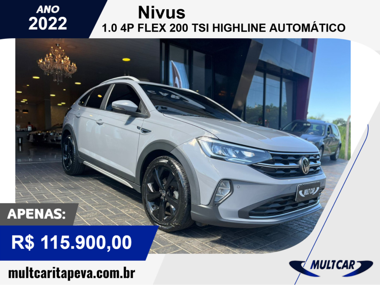 Nivus 1.0 4P FLEX 200 TSI HIGHLINE AUTOMÁTICO