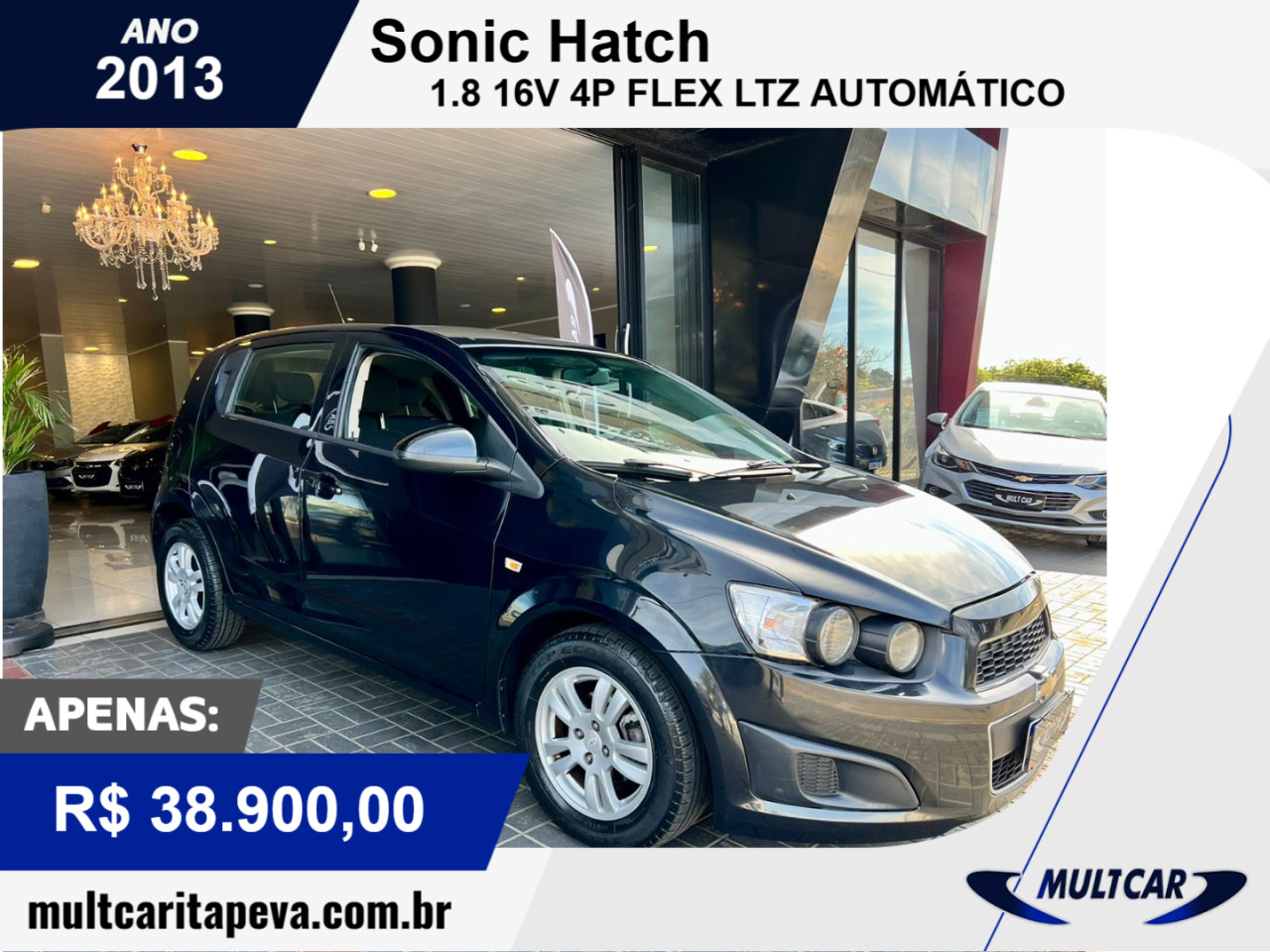 Sonic Hatch 1.6 16V 4P LT FLEX AUTOMÁTICO