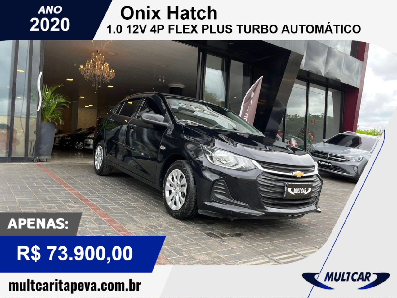 Onix Hatch 1.0 12V 4P FLEX PLUS TURBO AUTOMÁTICO