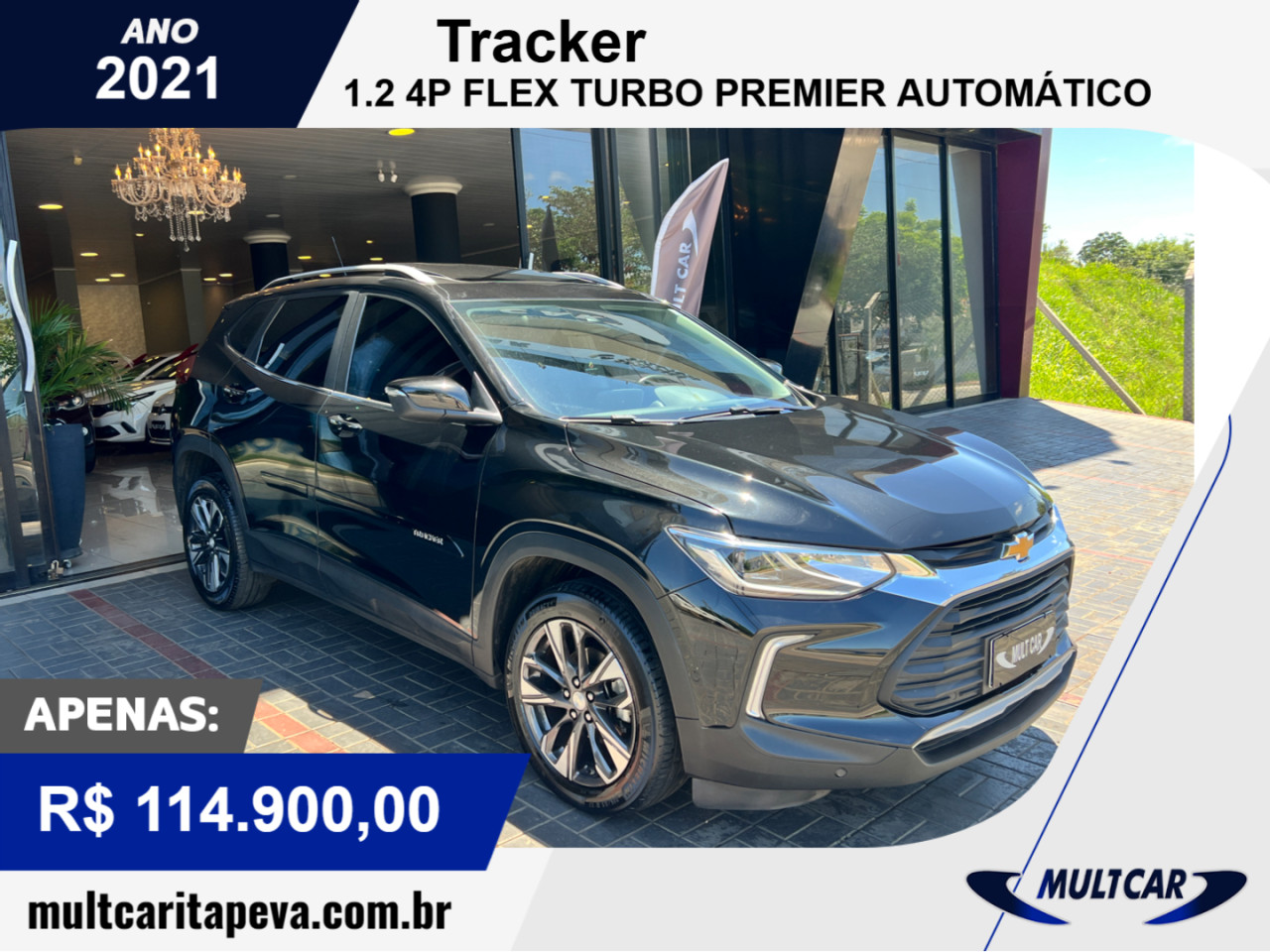 Tracker 1.2 4P FLEX TURBO PREMIER AUTOMÁTICO