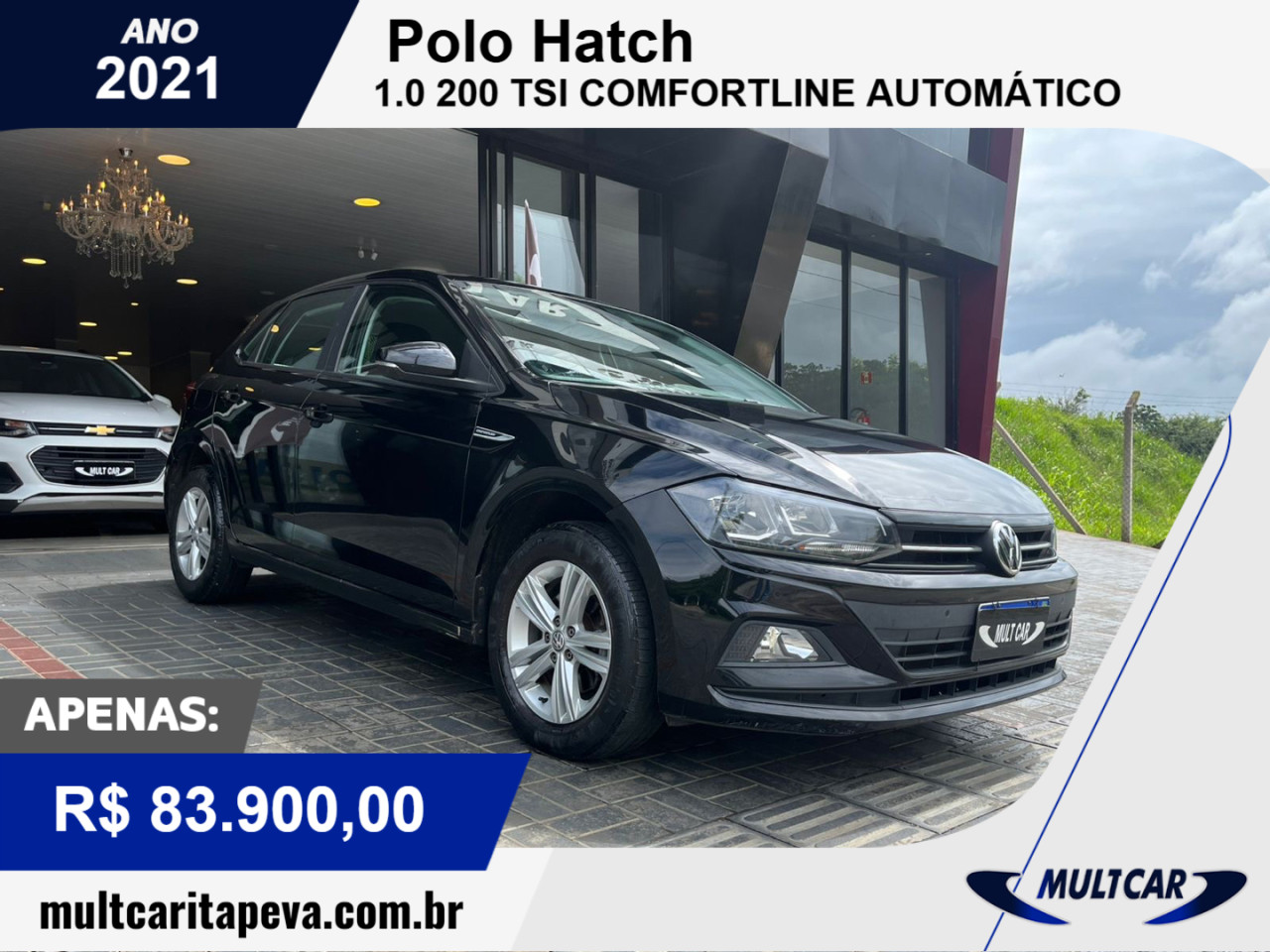 Polo Hatch 1.0 12V 4P 200 TSI  COMFORTLINE AUTOMÁTICO