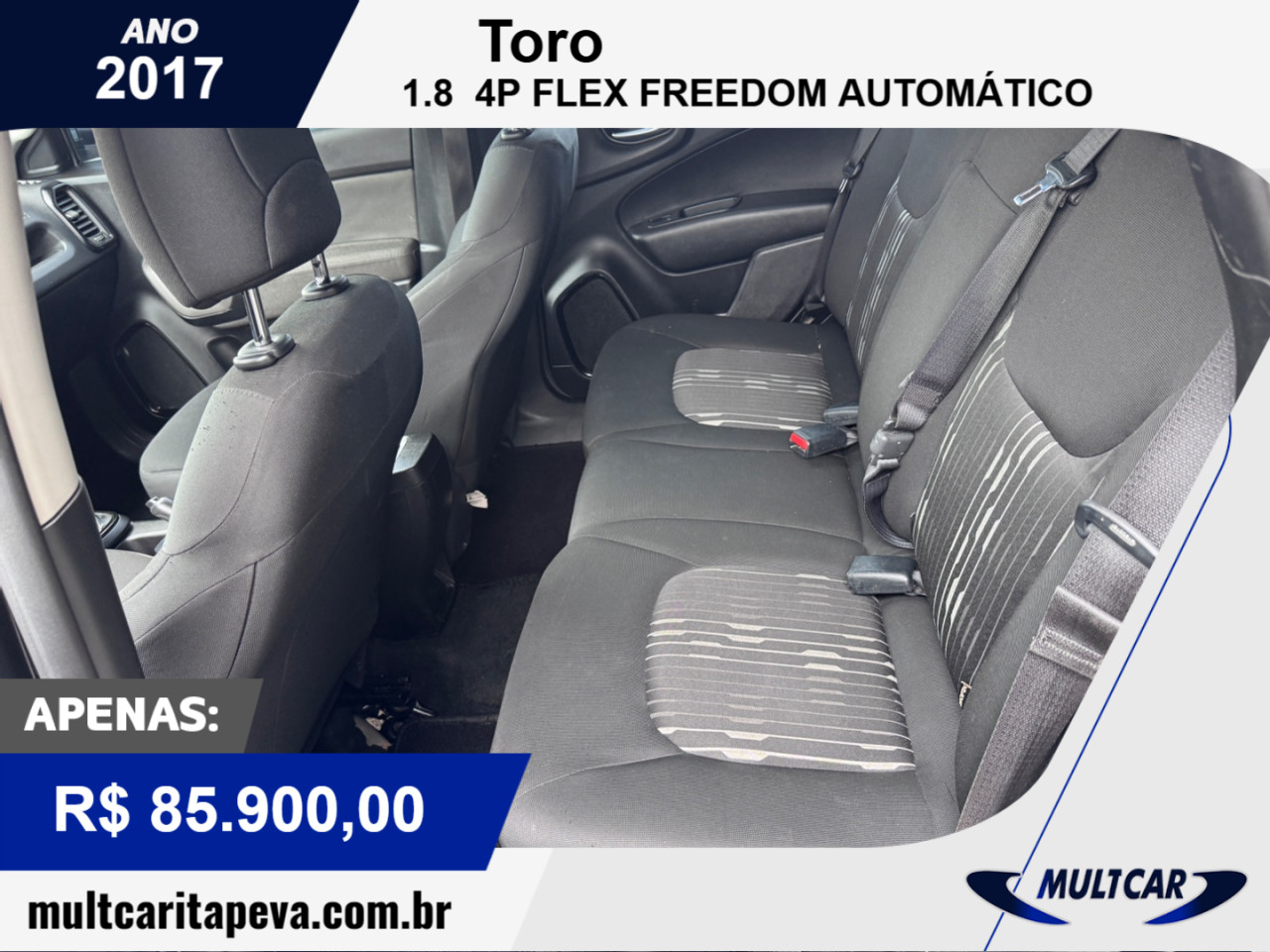 Toro 1.8 16V 4P FLEX FREEDOM AUTOMÁTICO