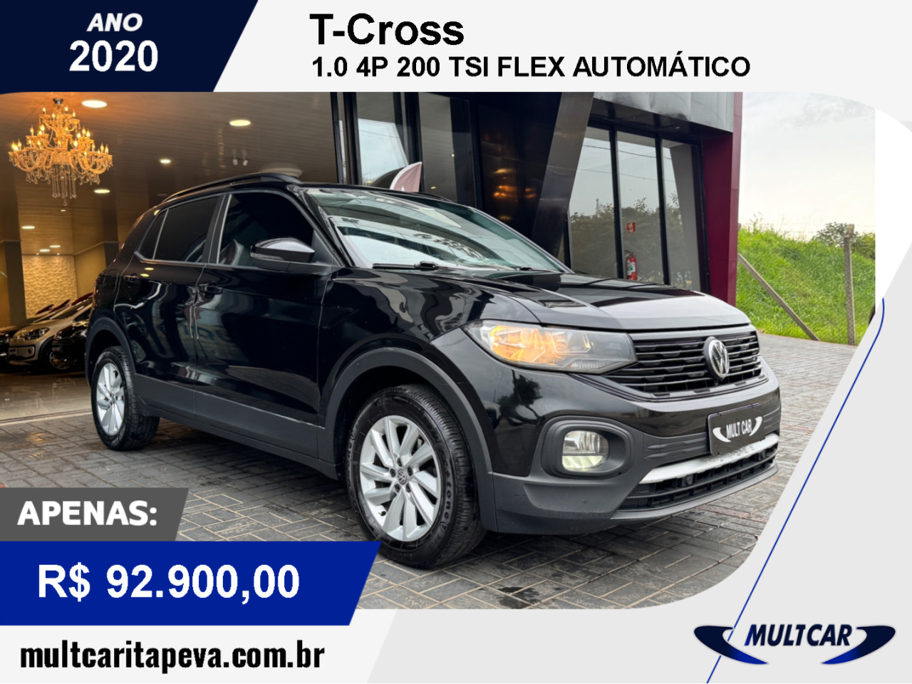 T-Cross 1.0 4P 200 TSI FLEX AUTOMÁTICO