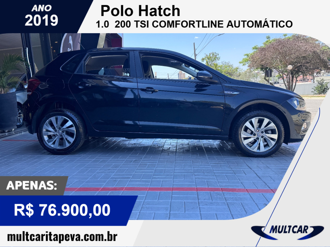 Polo Hatch 1.0 12V 4P 200 TSI  COMFORTLINE AUTOMÁTICO