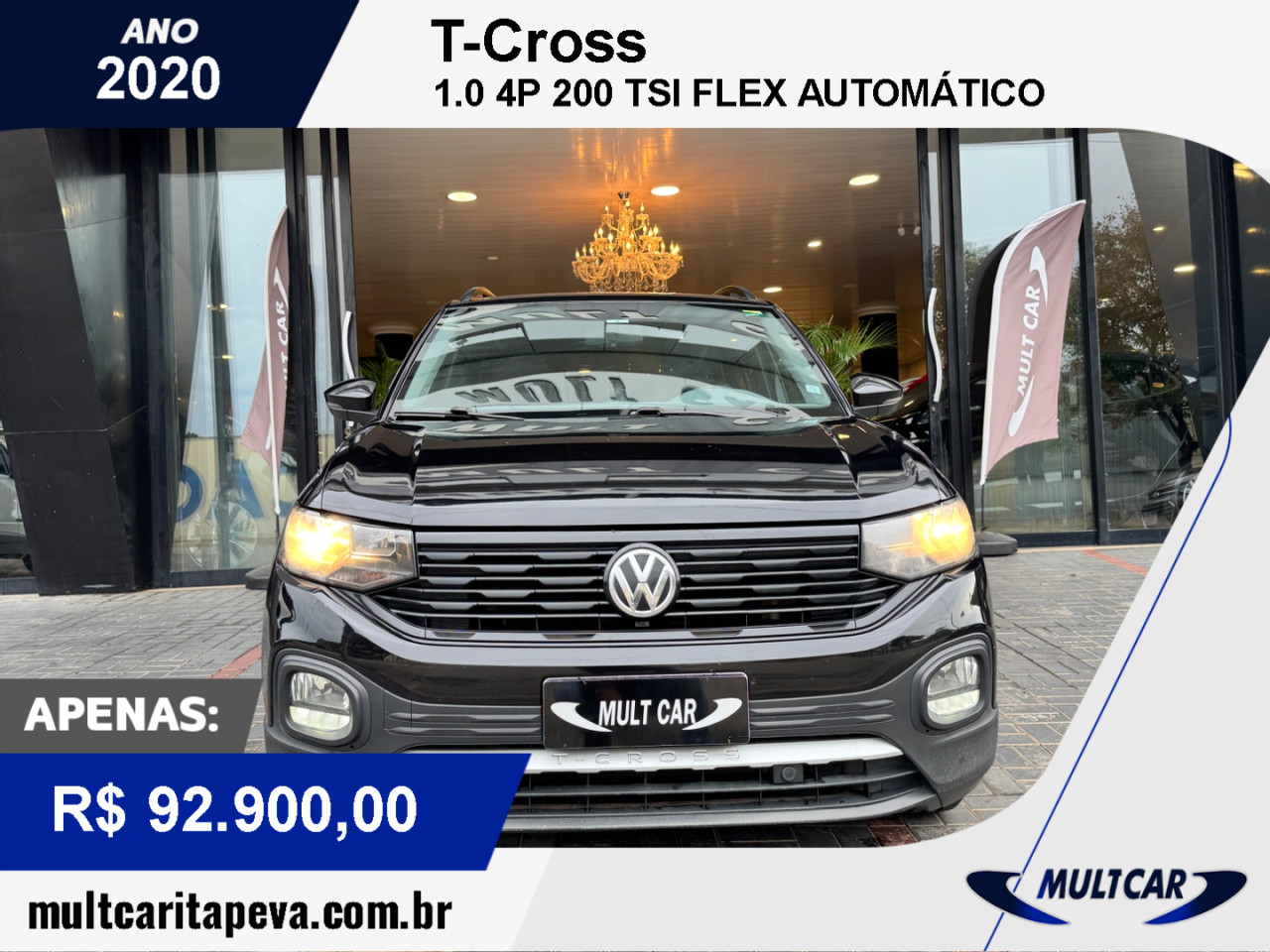 T-Cross 1.0 4P 200 TSI FLEX AUTOMÁTICO