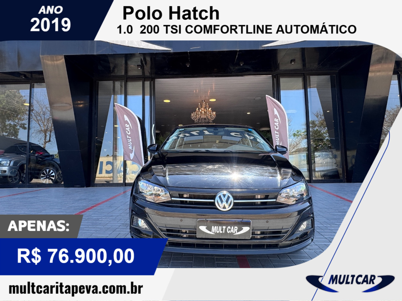 Polo Hatch 1.0 12V 4P 200 TSI  COMFORTLINE AUTOMÁTICO