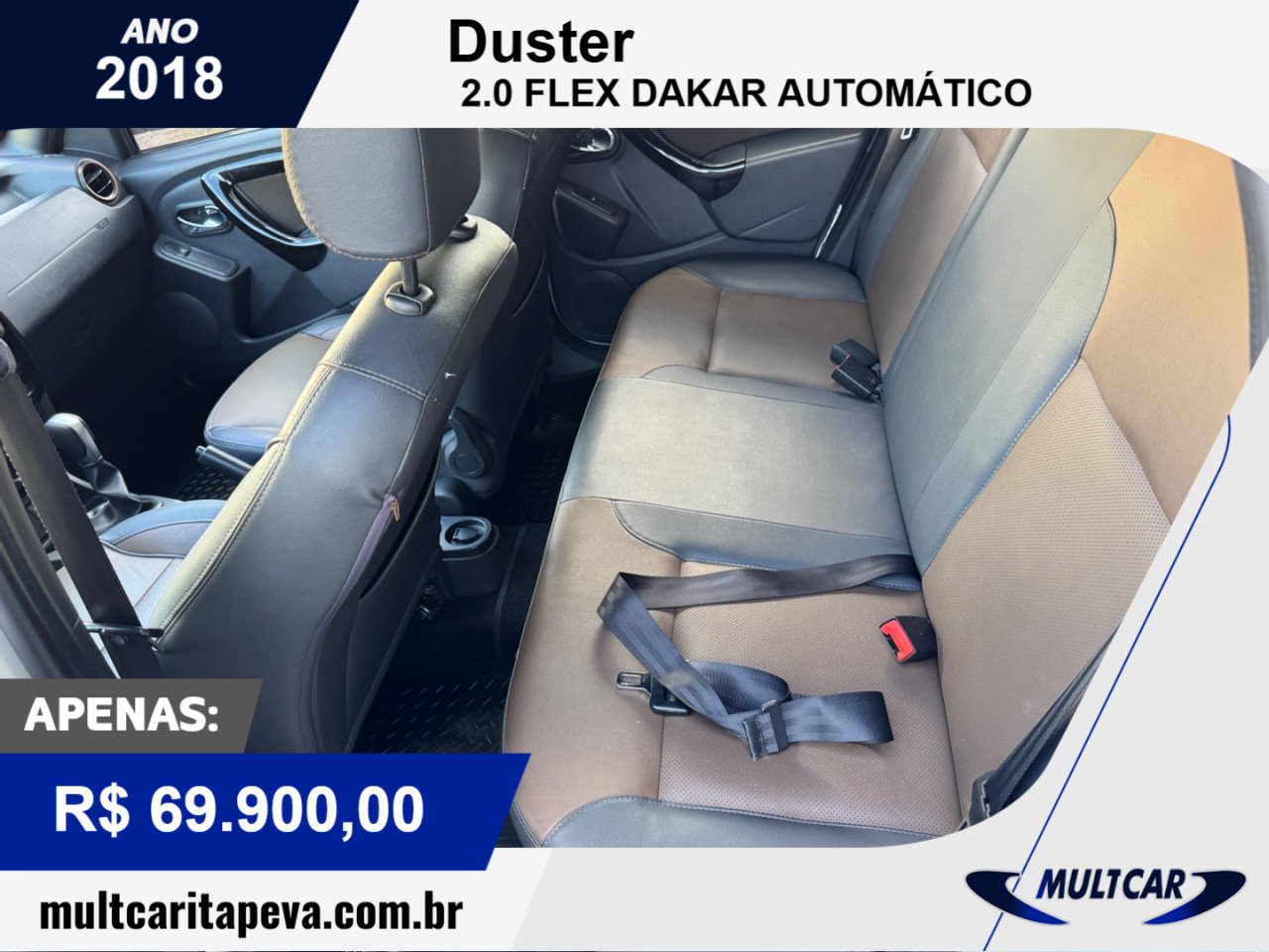 Duster 2.0 16V 4P FLEX DAKAR AUTOMÁTICO