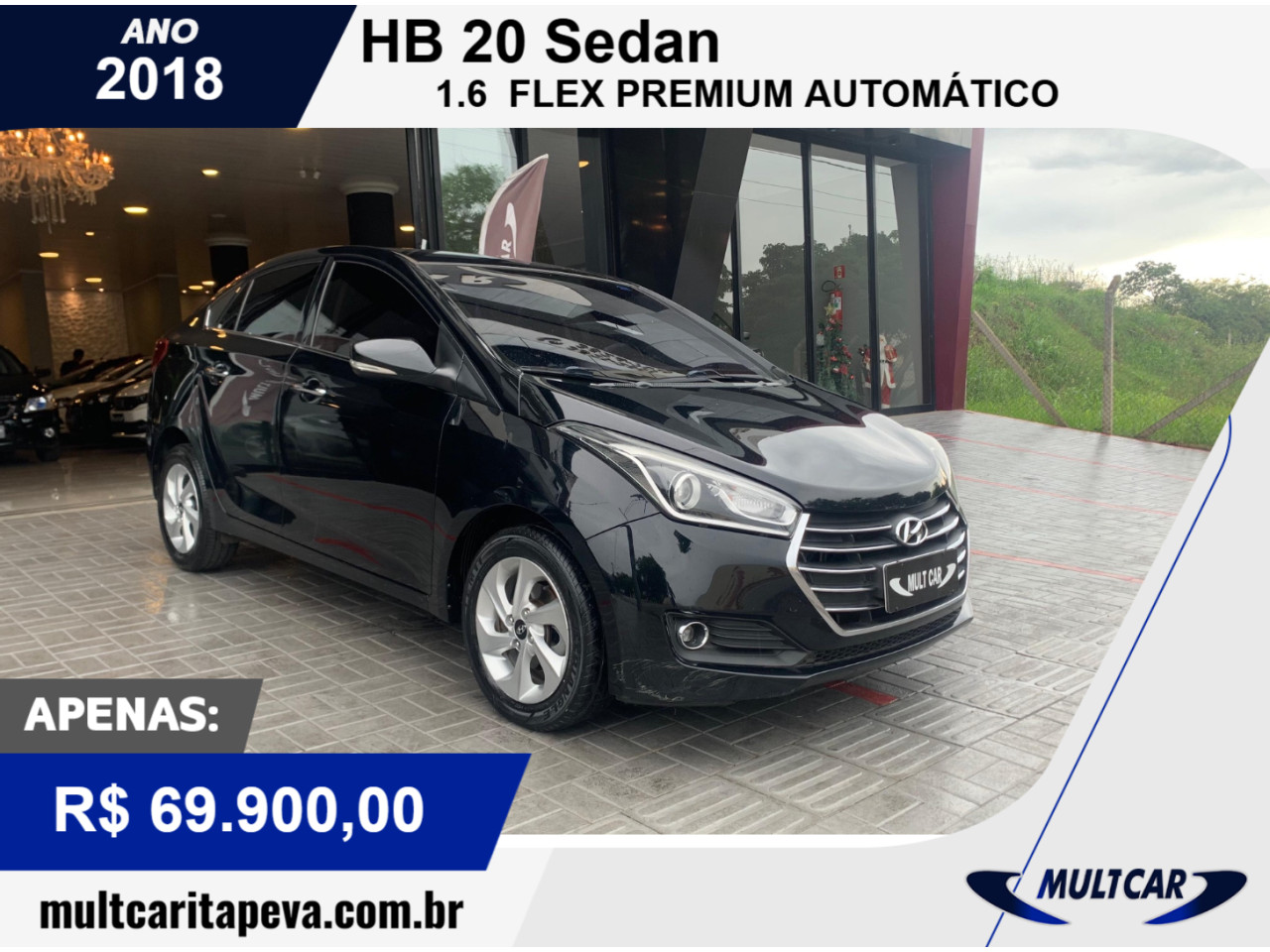 HB 20 Sedan 1.6 16V 4P FLEX PREMIUM AUTOMÁTICO