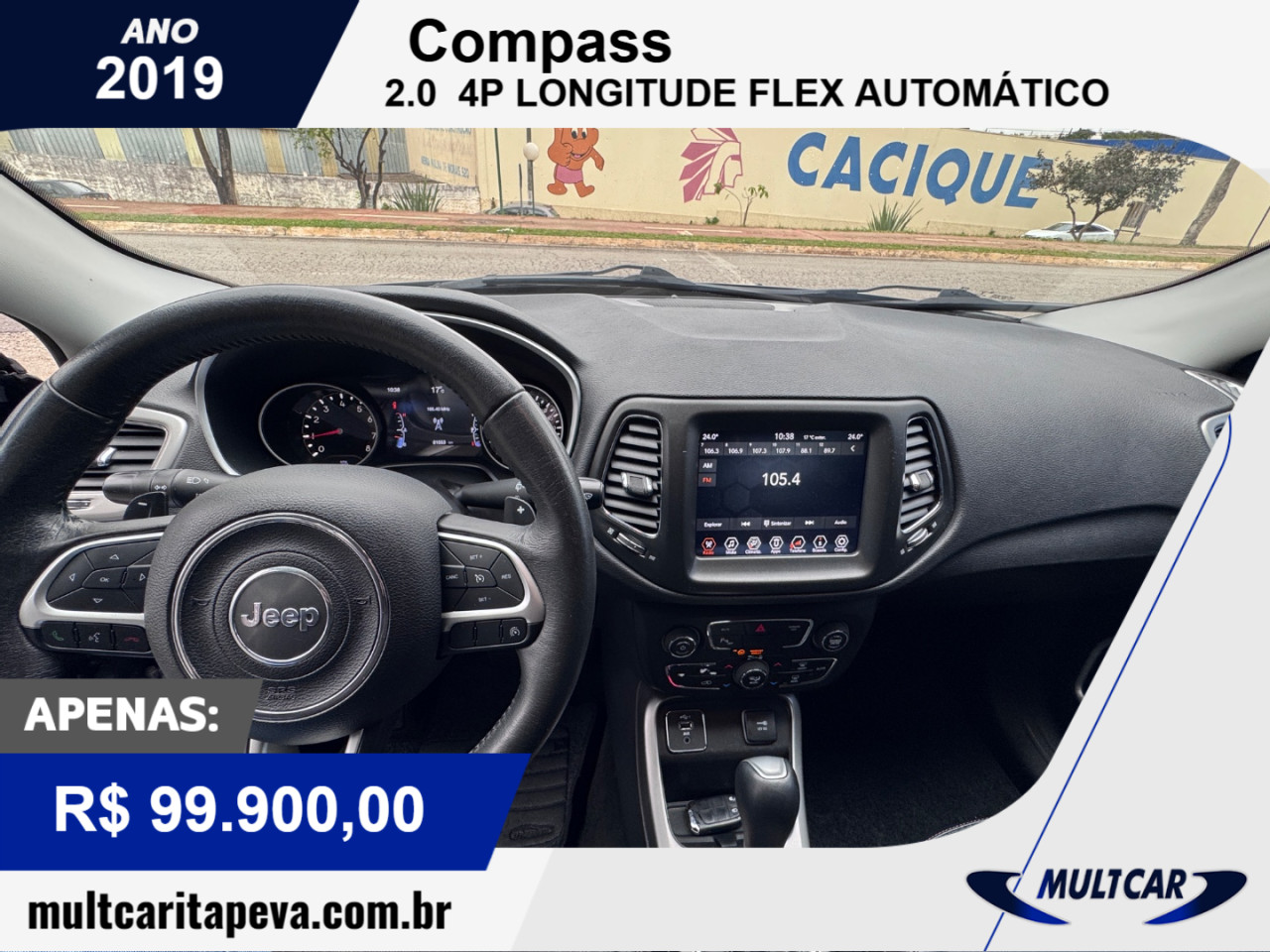 Compass 2.0 16V 4P LONGITUDE FLEX AUTOMÁTICO