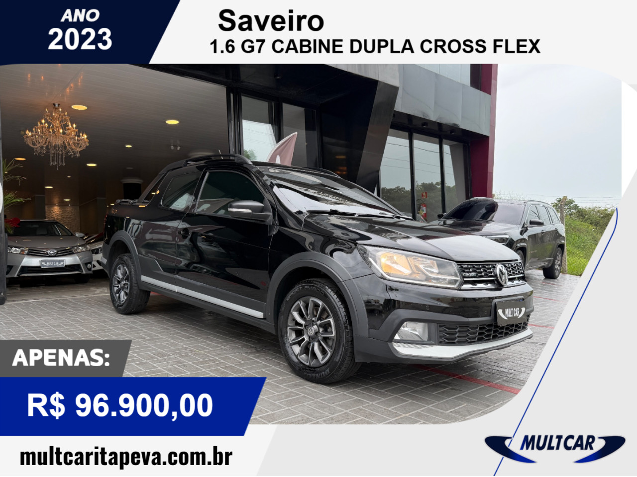 Saveiro 1.6 G7 CABINE DUPLA CROSS FLEX