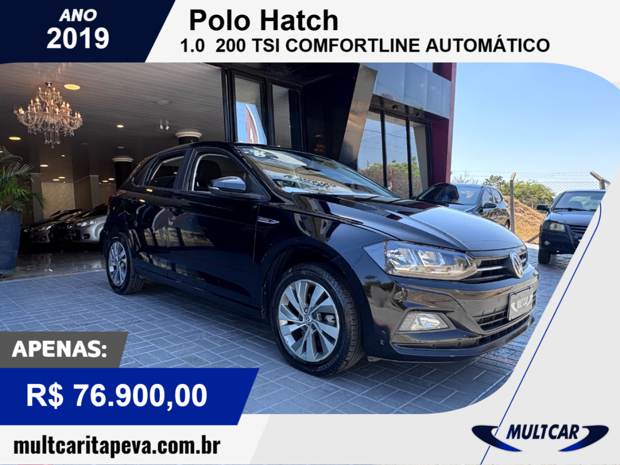 Polo Hatch 1.0 12V 4P 200 TSI  COMFORTLINE AUTOMÁTICO