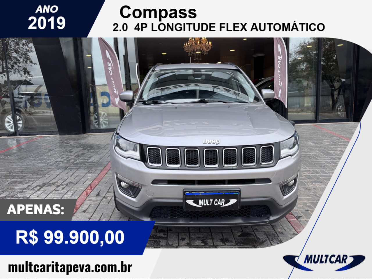 Compass 2.0 16V 4P LONGITUDE FLEX AUTOMÁTICO