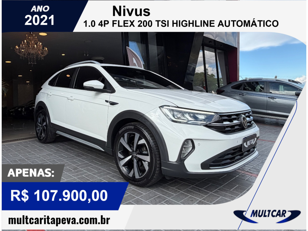 Nivus 1.0 4P FLEX 200 TSI HIGHLINE AUTOMÁTICO
