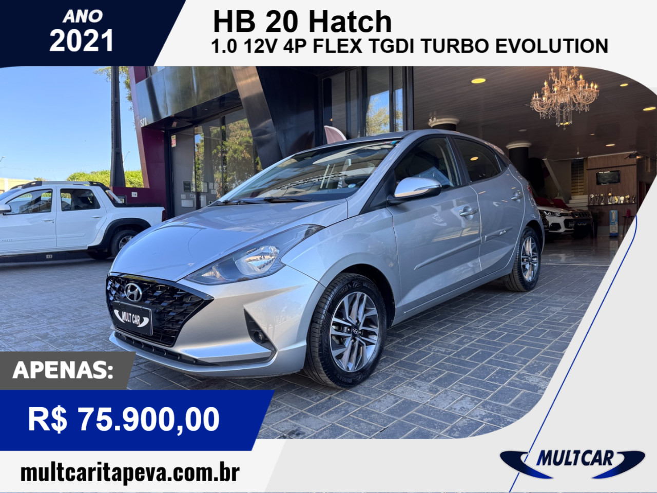 HB 20 Hatch 1.0 12V 4P FLEX TGDI TURBO EVOLUTION AUTOMÁTICO