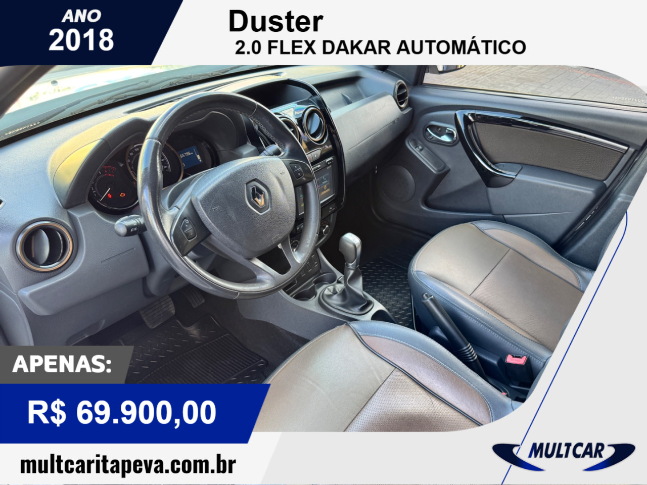 Duster 2.0 16V 4P FLEX DAKAR AUTOMÁTICO