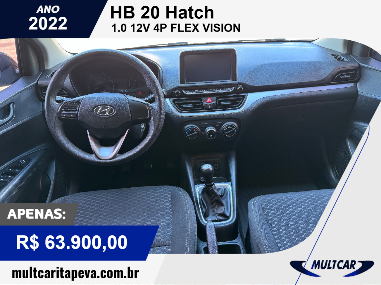 HB 20 Hatch 1.0 12V 4P FLEX VISION