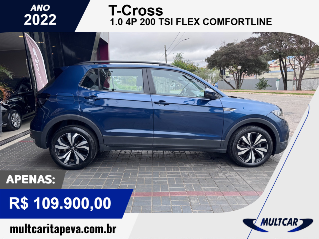 T-Cross 1.0 4P 200 TSI FLEX COMFORTLINE AUTOMÁTICO