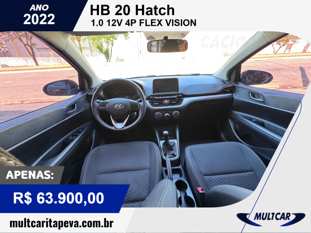 HB 20 Hatch 1.0 12V 4P FLEX VISION