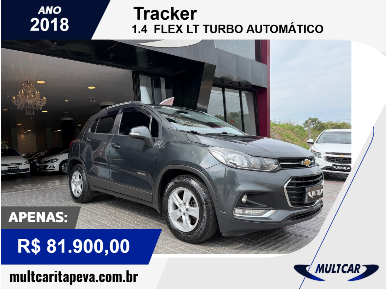 Tracker 1.4 16V 4P FLEX LT TURBO AUTOMÁTICO