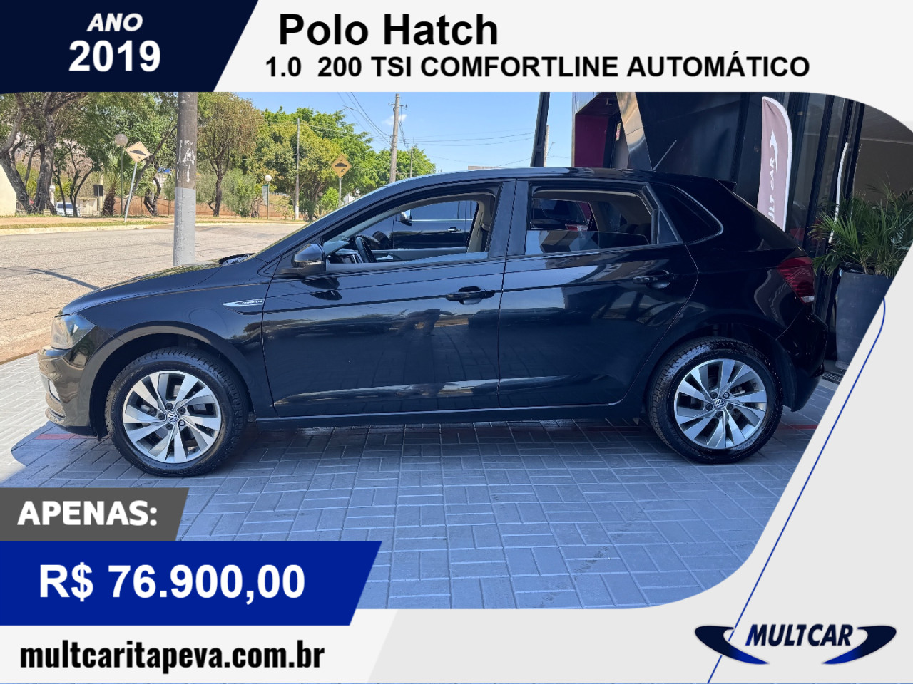 Polo Hatch 1.0 12V 4P 200 TSI  COMFORTLINE AUTOMÁTICO