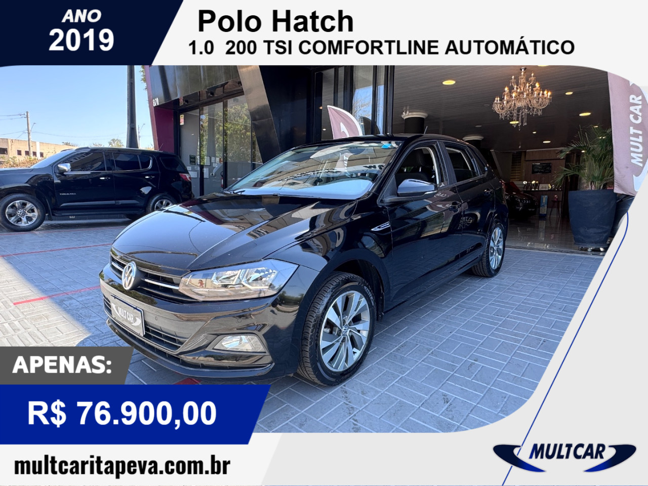 Polo Hatch 1.0 12V 4P 200 TSI  COMFORTLINE AUTOMÁTICO