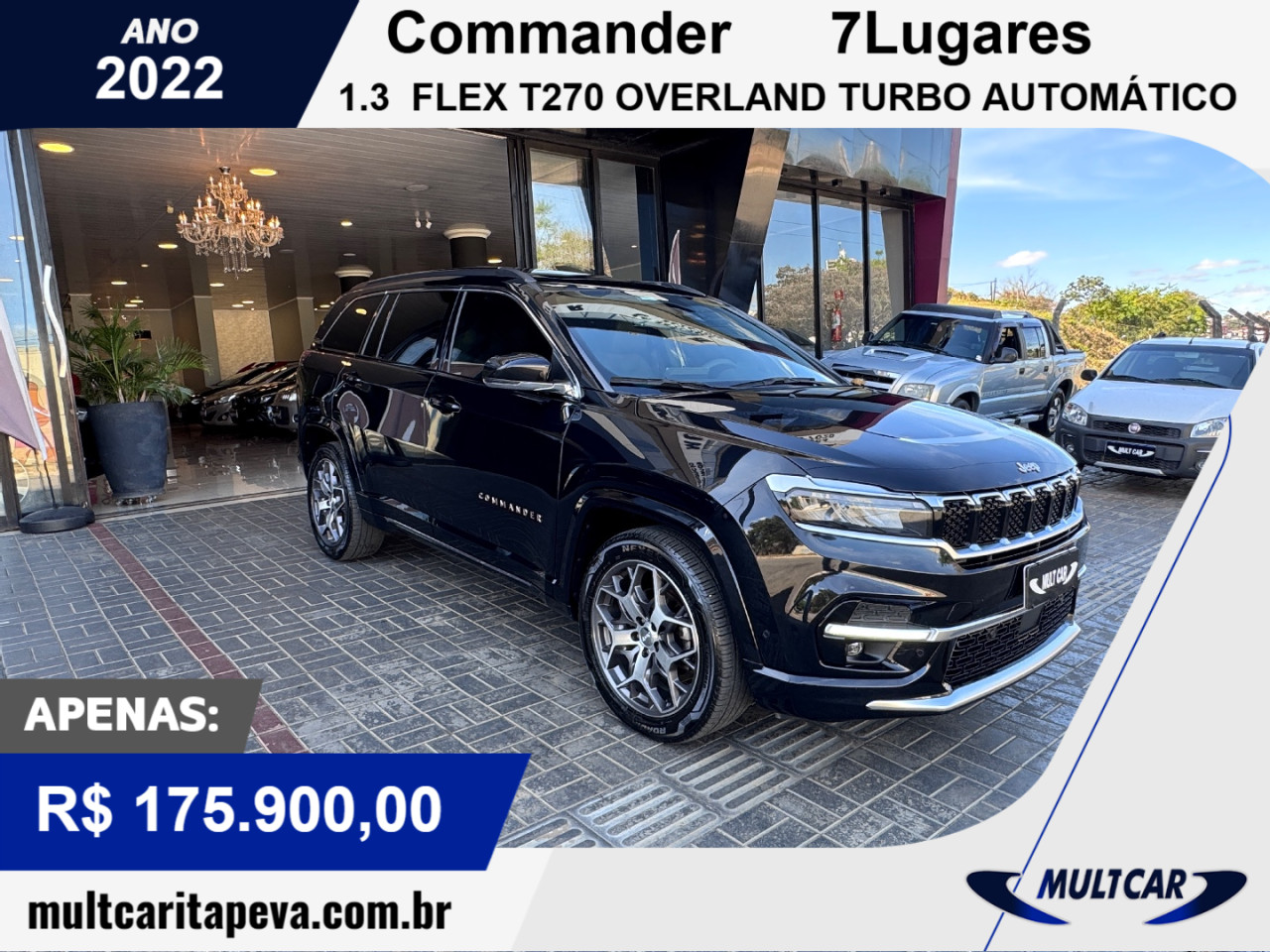 Commander 1.3 16V 4P FLEX T270 OVERLAND TURBO AUTOMÁTICO