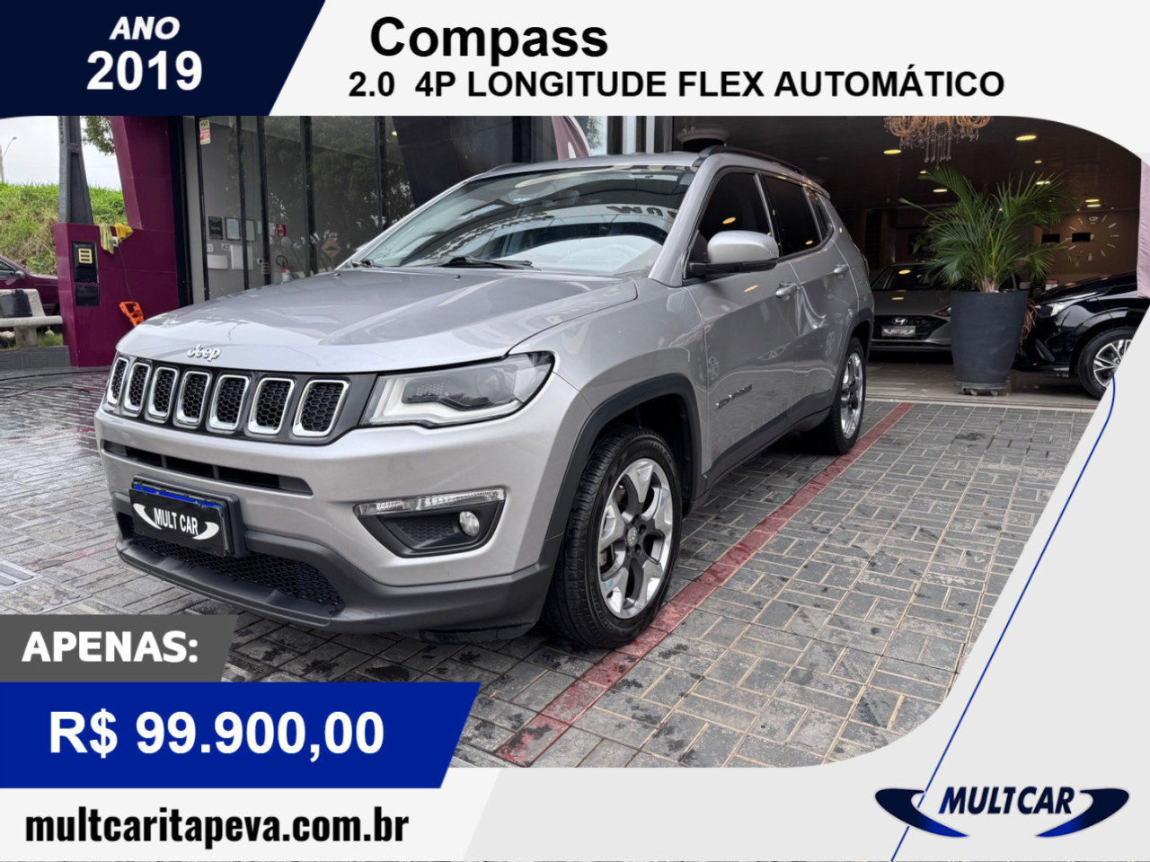 Compass 2.0 16V 4P LONGITUDE FLEX AUTOMÁTICO