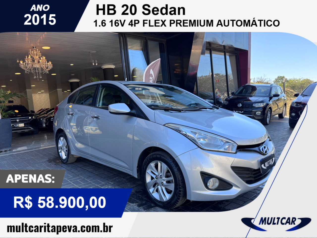 HB 20 Sedan 1.6 16V 4P FLEX PREMIUM AUTOMÁTICO