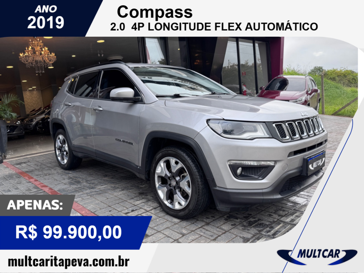 Compass 2.0 16V 4P LONGITUDE FLEX AUTOMÁTICO