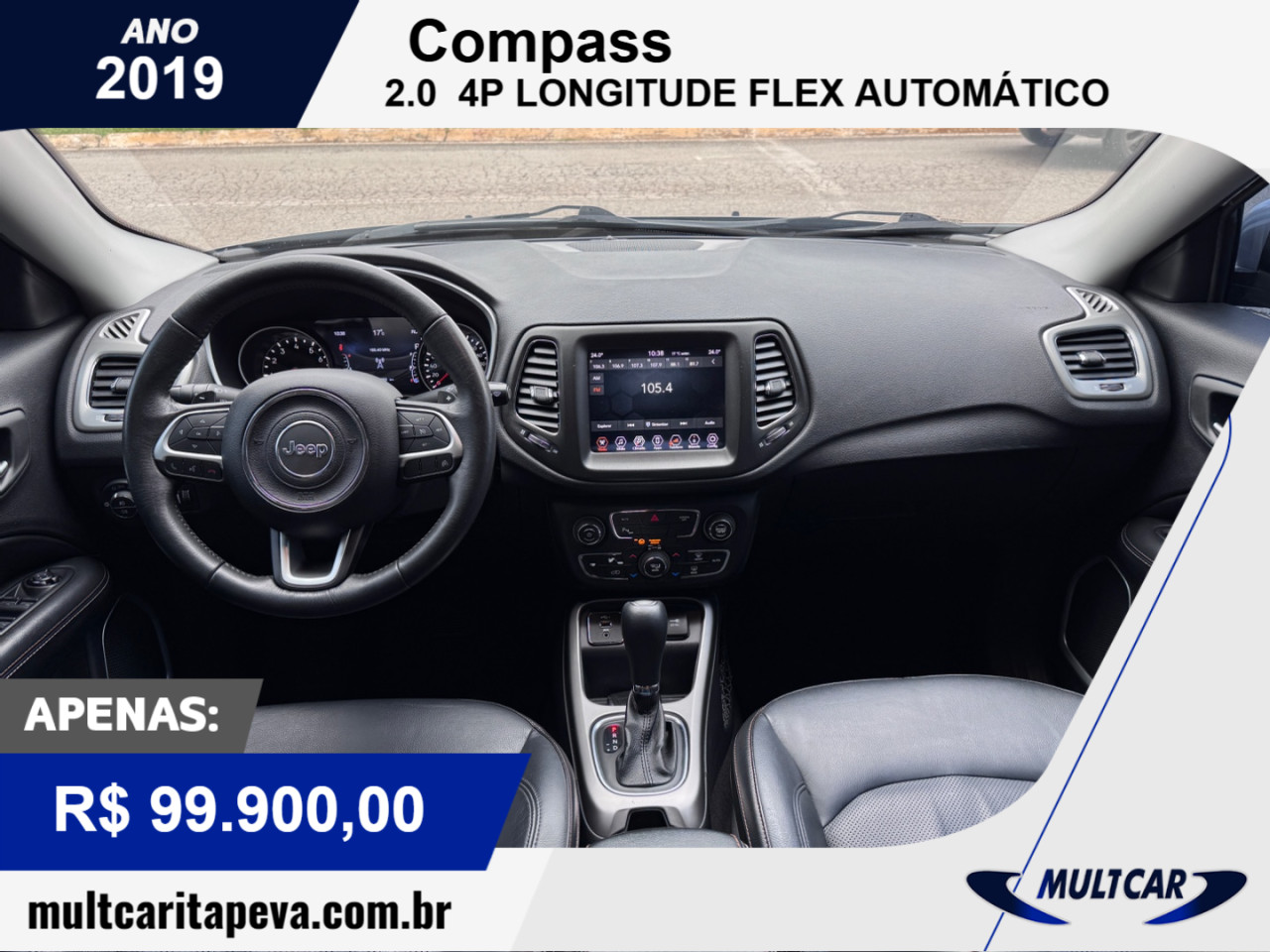 Compass 2.0 16V 4P LONGITUDE FLEX AUTOMÁTICO