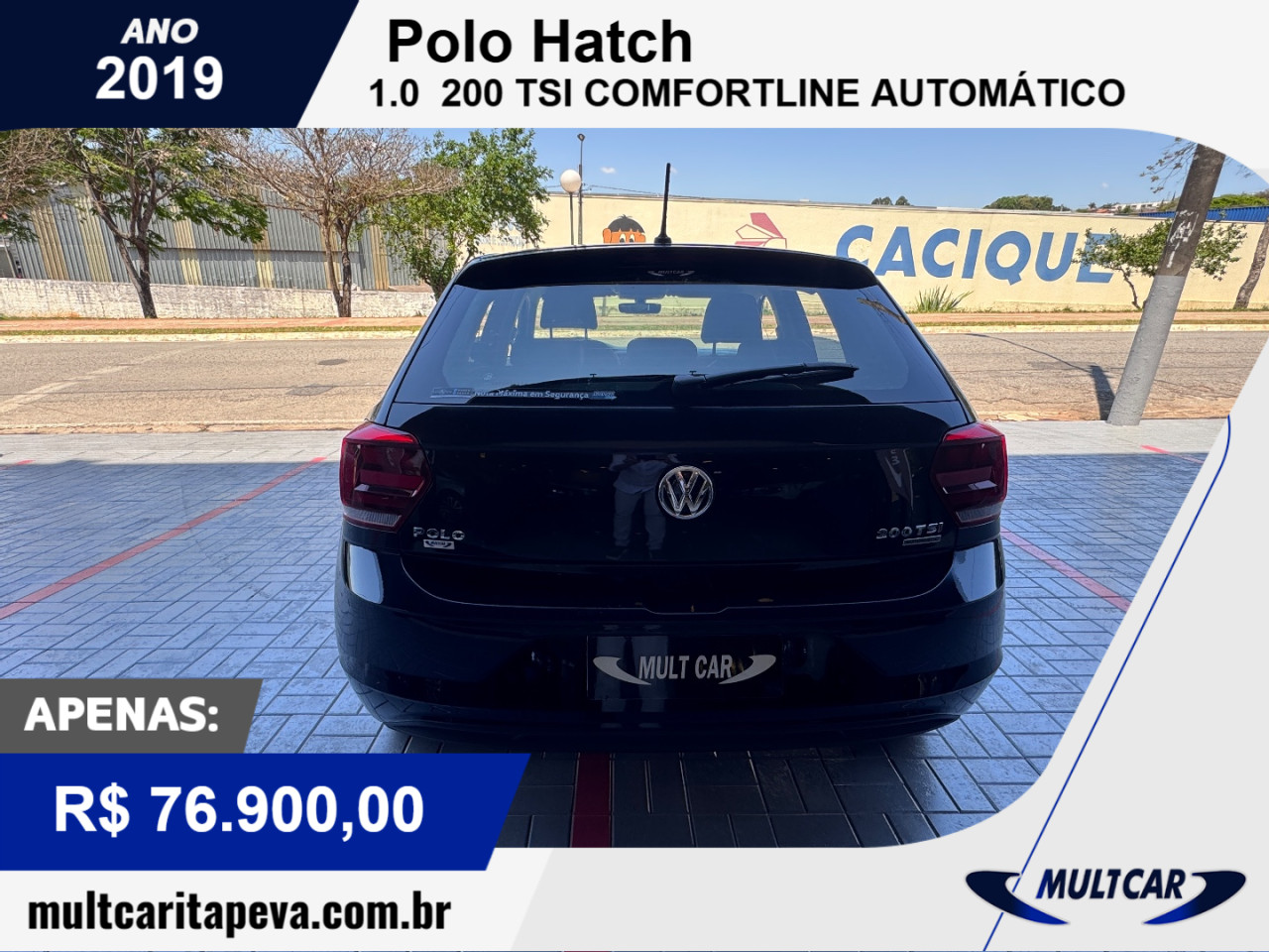 Polo Hatch 1.0 12V 4P 200 TSI  COMFORTLINE AUTOMÁTICO