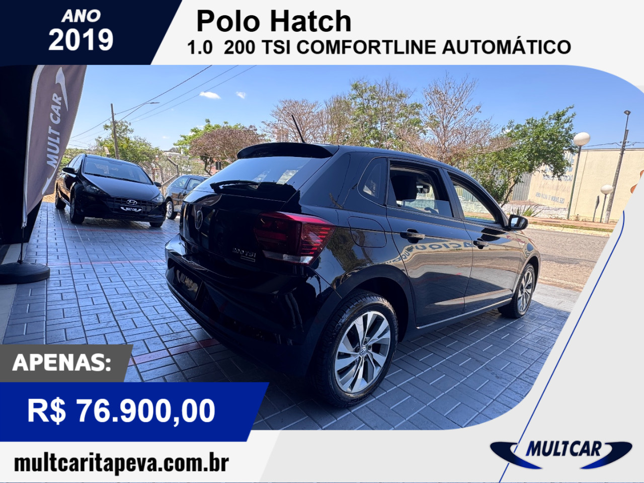 Polo Hatch 1.0 12V 4P 200 TSI  COMFORTLINE AUTOMÁTICO