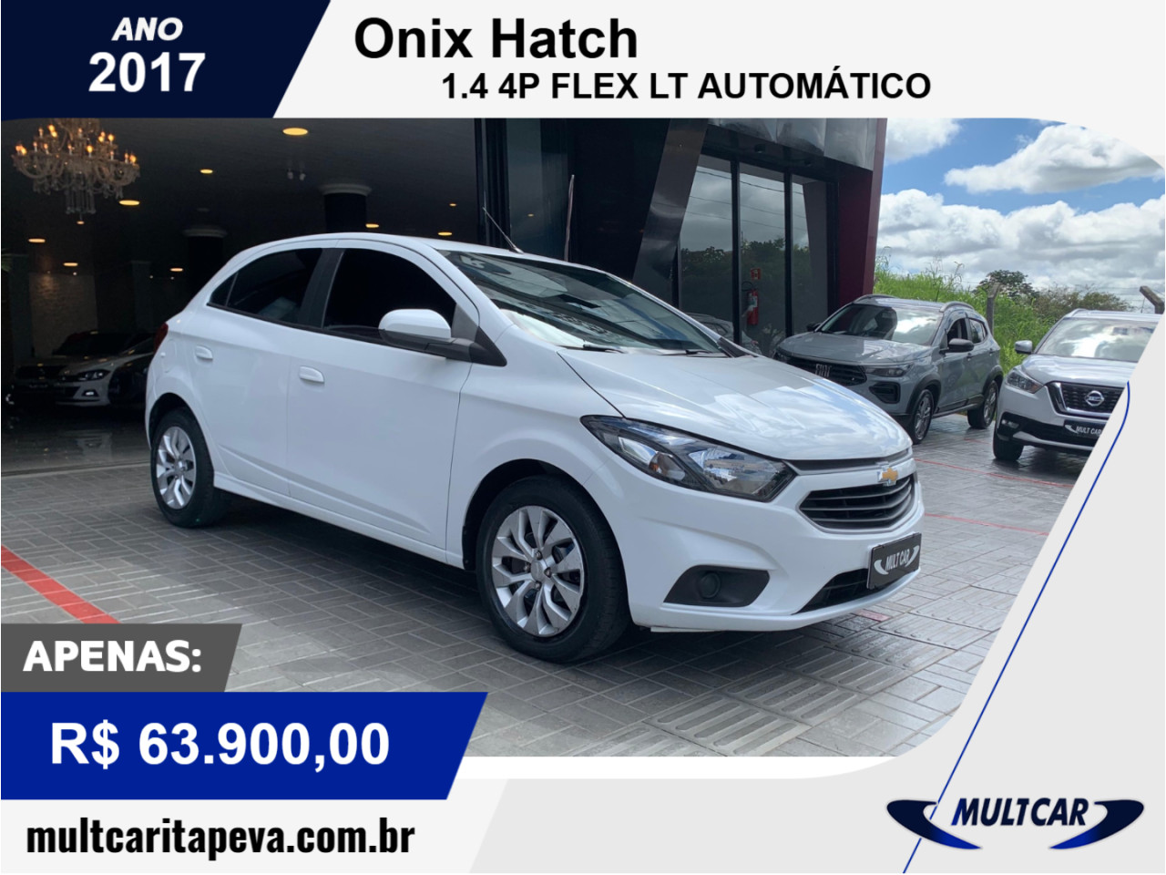 Onix Hatch 1.4 4P FLEX LT AUTOMÁTICO