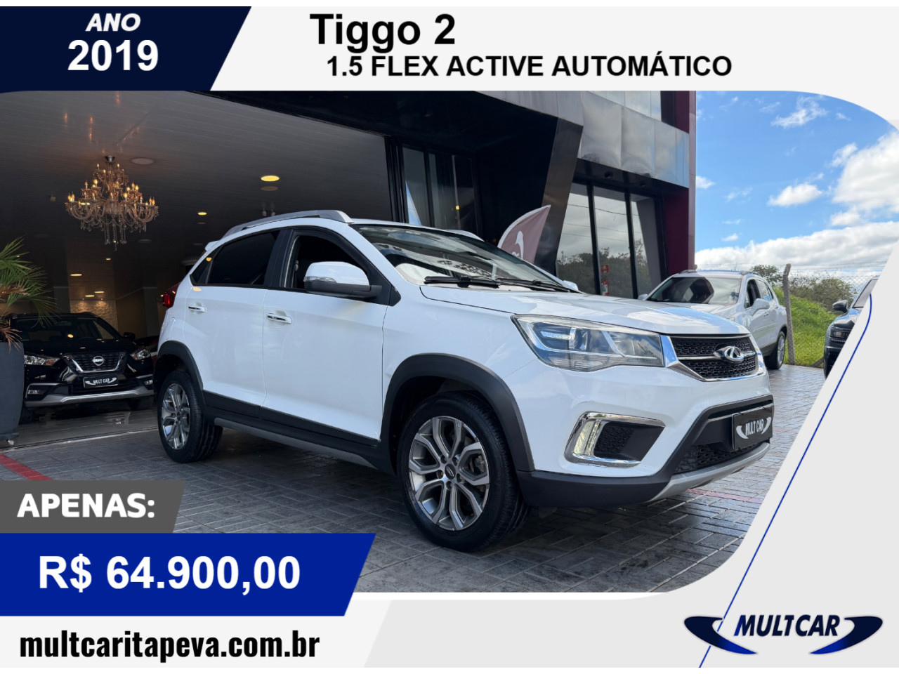 Tiggo 2 1.5 16V 4P FLEX ACT AUTOMÁTICO