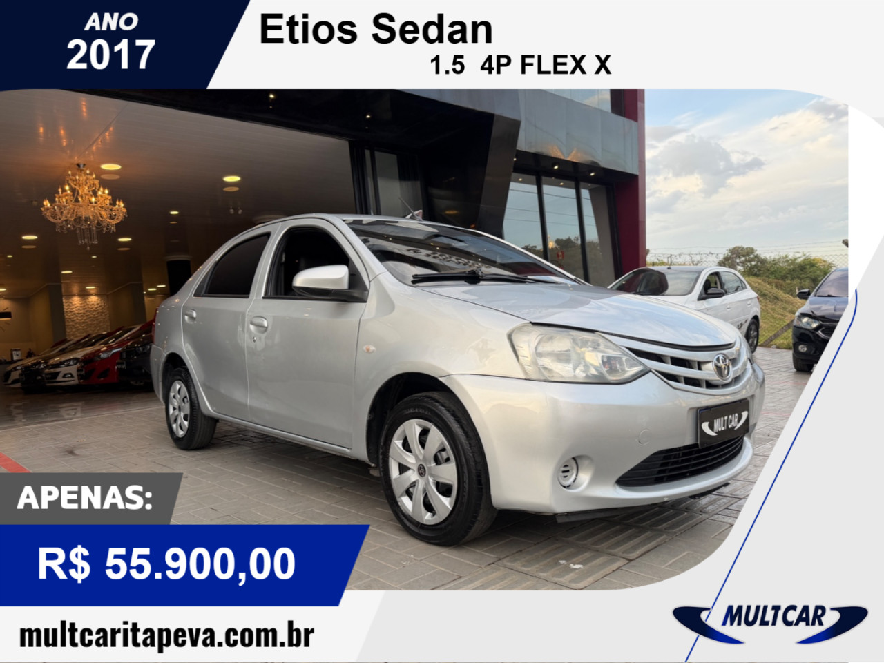 Etios Sedan 1.5 16V 4P FLEX X